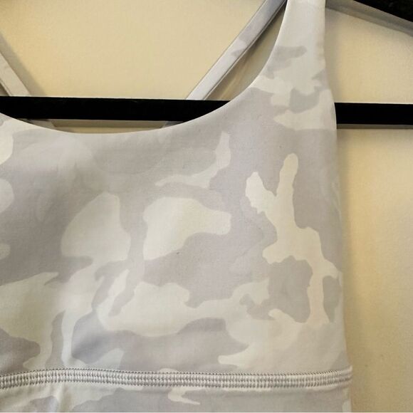 Lulu Energy Bra Long Line *Medium Support, B-D Cup-Incognito Camo Alpine - Picture 7 of 8